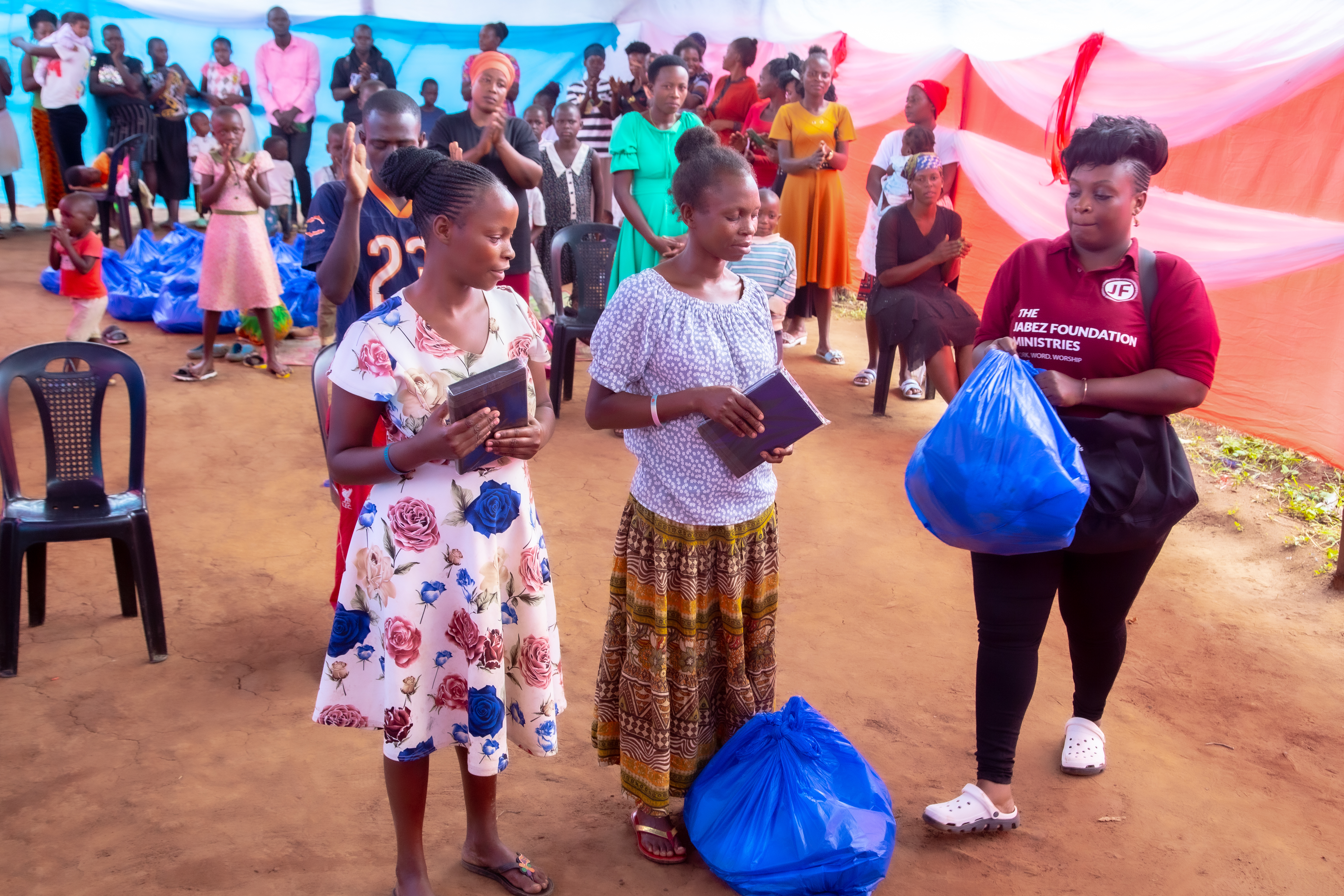 Masaka outreach scene